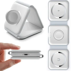 3-in-1 Wireless Charging Station – Fast Charger for Phone, Apple Watch & AirPods